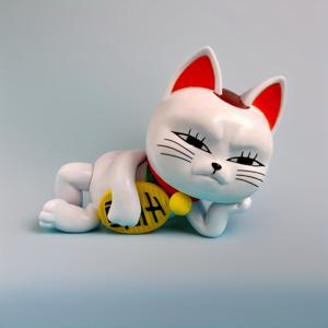 TEMU 행운의 포즈 만케 니코 애니메이션 피규어 세트 - 자동차 장식 및 침실 장식이 있는 귀여운 옆 누운 행운의 고양이 - 오타쿠 팬을 위한 애니메이션 캐릭터 수집 시리즈 (생일/크리스마스 최고의 선물), PVC 재질, 충전되지 않음, 애니메이션 수집품 | 편안한 고양이 디자인 | 세부 기능, 애니메이션 방 장식