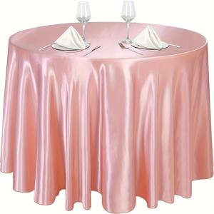 TEMU 할로윈, 크리스마스용 57인치 원형 파티 테이블보 – 1개입 | 우아한 기계제작 디자인: 홈 다이닝룸 장식 (웨딩/생일 뷔페), 축제 이벤트 커버