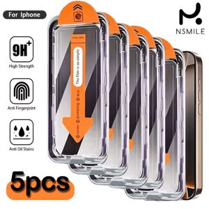 TEMU 아이폰 13/14/15/16/Plus/Pro/Pro Max용 프라이버시 보호필름 5개 세트, 먼지 없음, 기포 없음, 쉬운 설치, 에지투에지 커버리지,매끄러운 표면,스크래치 방지 필름,안티글레어 쉴드,휴대폰 스크린 커버,아이폰 사용자