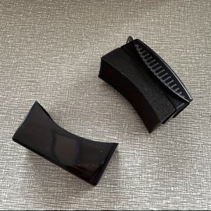 TEMU 1개 초승달 모양 얼굴 스펀지 브러시 뚜껑 포함, 자동차 타이어 왁싱 스펀지 브러시, 왁싱 스펀지 브러시, 코너 닦기 택시, 고압 세척차 타이어, 청소 브러시 차량 광택 스펀지, 차량 디테일 클리닝 액세서리