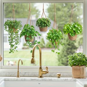 TEMU 1pc 꽃 PVC 창문 스티커 - 양면 제거 가능한 걸이 식물 그릇, 봄 홈 데코용 자체 접착 유리 벽 장식, 실내 창문 스티커, 꽃 그릇 디자인, 쉬운 설치