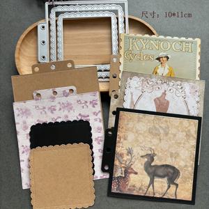 TEMU 1개 빈티지 매력 금속 다이 커팅 몰드 (구멍 포함) - 스크랩북킹, 카드 만들기, DIY 선물 장식용 탄소강 공예 도구 - 우아한 꽃과 나비 디자인 포함, 앨범 및 인사말 카드에 완벽한 스크랩북 용품