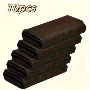 TEMU 10개 블랙 매직 유리 청소 천 - 두꺼운 잔여물 없는 마이크로파이버 타월, 창문, 거울, 자동차 및 다용도 닦기용 실용적 디자인. 두꺼운 폴리에스터와 초미세 섬유 제작, 줄무늬 없는 젖은 물티슈, 주방, 욕실용 - 재사용 가능한 필수 차량 관리 아이템 | 부드러운 질감 표면|물티슈