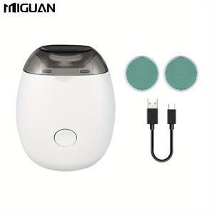 TEMU 휴대용 전기 손톱깎이, 3단계 속도 조절 매니큐어 도구, USB 충전 리튬 배터리, 저소음 & 발광 기능