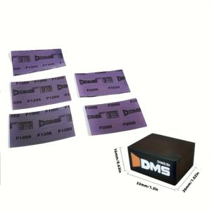 TEMU 6개의 미세 사포가 포함된 6개의 연마 블록 세트, P1000, P1200, P1500, P2000, P2500 로 만든 탄소 섬유로 제작된. 내구성과 정밀성이 뛰어난 도구는 자동차 수리 폴리싱을 위한 설계, 폴리싱 블록과 호환 가능, 정밀한 절단 및 부드러운 마감을 보장. 자동차 세부 작업 및 자동차 페인터에게 고품질 표면 제공에 이상적입니다.