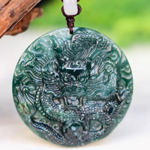 TEMU 우아한 스타일 천연석 드래곤 펜던트, 패셔너블 블루 워터 드롭 디자인, 무충전, 일상 착용 및 선물용, 남녀 공용, 크리스마스, 발렌타인데이, 추수감사절 및 사계절용