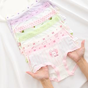 TEMU 6팩 여아용 아이스 슬릭키 섬유 원단 무봉제 팬티 3-8세 여름용 초슬림 통기성 안전 팬티 고탄력 허리밴드 미끄럼 방지 귀여운 동물 프린트 빠른 건조 땀 흡수 통기성 좋은 홈, 학교, 수영 및 다목적 사용 BZBY, 여아 속옷,이음새 없는 디자인,통기성 속옷,부드러운 탄성 허리밴드,빠른 건조 원단,편안한 브리프,다목적 속옷