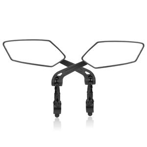 TEMU 조절 가능한 자전거 후방 거울 | 범용, 반사, ABS 소재, 직사각형 모양, 평면 렌즈 곡률, 산악 자전거 및 전동 스쿠터에 적합, 안전 자전거 액세서리|전기자전거|전기스쿠터