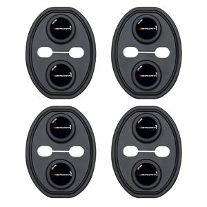 TEMU 4개/세트 자동차 도어락 스크래치방지 케이스, 완충기 쇼크흡수기, Audi Merdes Benz VW Ford용 사일런트 액세서리, 차량보안, 반창고 보호, 모던업그레이드, 슬림한 디자인, 강화된 구조, 내진성재질, 카버퍼 세트, 오토록 액세서리, vw 소유주, 차량 소유자