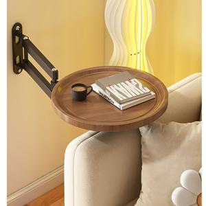 TEMU 720도 접이식 플로팅 커피 테이블 - 공간 절약형 소파 사이드 테이블, 메탈 프레임 & 소나무 상판, 조립 불필요, 거실, 침실, 아파트를 위한 모던 디자인 - 이상적인 선물, 거실용 커피 테이블|사이드테이블