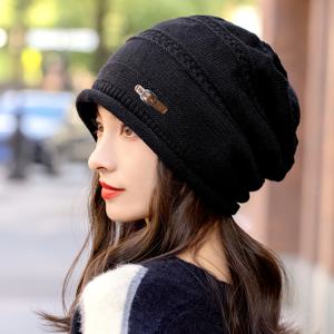 TEMU 1개 여성용 겨울 비니 모자, 탈부착 가능한 귀덮개 & 방풍 및 방한 기능, 신축성 있는 슬러치 핏, 스키, 스노보드, 새해용 - 휴일 및 일상 사용을 위한 부드럽고 따뜻한 모자 (손세탁 가능)