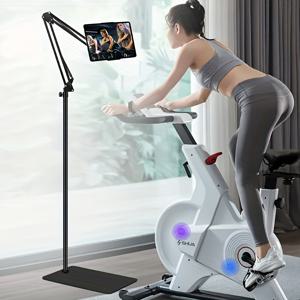 TEMU 다기능 탄소강 플로어 스탠드, 편리한 생활과 효율적인 사용을 위해 설계되었습니다. 팔이 없는 정밀 구조로 침대 옆 또는 데스크탑에 적합하며, 라이브 스트리밍, 온라인 강의 또는 레저 시청에 적합하며 편안한 독서를 즐길 수 있습니다. T