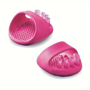 TEMU 조절 가능한 아치 지원이 있는 발 뒤꿈치 교정 슬리퍼 - 평발, 아치 떨어짐, 무지외반증, 망치발가락용 레드/핑크 발 신발 - 일상 사용 및 수술 후에 이상적