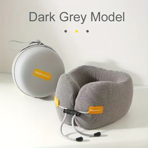 TEMU U자형 여행용 목 베개 - 탈착식 세탁 가능한 커버가 있는 인체공학적 U자형 쿠션, 비행기, 기차, 자동차용 부드러운 폴리우레탄 폼|목베개