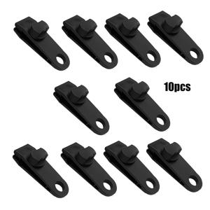 TEMU 10개 야외 텐트 클립, 방수포 및 비닐 커버용 - 강력한 방풍 조절 가능 잠금 고정기, 캠핑 장비,타프 클립,내구성 있는 클립,오래 지속되는 클립,고강도 소재,타프 클램프,캠퍼와 하이커