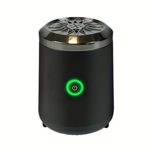 TEMU 휴대용 미니 아로마테라피 금속 향로 USB 차량용 숯 아랍 향로 라마단 무바라크