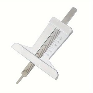 TEMU 자동차 타이어 두께 측정기, 휴대용 타이어 패턴 측정 도구, 충전되지 않은 슬라이드 캘리퍼와 자, 0-50mm 측정 범위, T형 베니어 스케일, 자동차 트레드 체커