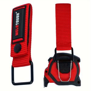 TEMU 멜로터프 폴리에스터 테이프 메져 홀더 - 벨트 클립 포함, 디스플레이 없음, 비 레이저, 테이프 및 드릴을 위한 헤비 더티 툴 홀스터