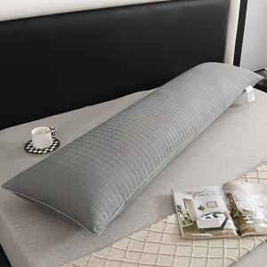 TEMU 클래식 스타일 저알러지 폴리에스테르 베개 속, 지퍼로 닫히는 부드러운 퀼트 베개, 성인용 올시즌 멀티퍼포즈 바디 베개, 수면, 목 지지, 독서, 커플 - 세탁기 세탁 가능, 페이드 저항성, 직조 폴리에스테르 충전재.|목베개