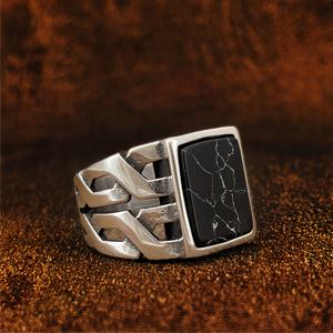 TEMU 남성용 티타늄 스테인리스 스틸 레트로 스테인리스 스틸 링, 내구성 강함. 알레르기 방지. 남성 패션 주얼리. 기념일 또는 생일 선물. 일상 착용에 적합, 일상 착용 반지,남성 패션 액세서리,남성용 티타늄 링,레트로 남성 반지, 남성용 반지,빈티지 링,합성 보석 반지,남자친구를 위한 선물,남성용 주얼리 컬렉터