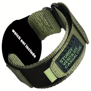 TEMU 22mm 20mm 스트랩, 화웨이 GT5 4 3 2 2E, 삼성 갤럭시 GEAR S3 클래식 프론티어용, 스포츠 나일론 스트랩, 스트랩 폭 30mm 두꺼운 스트랩