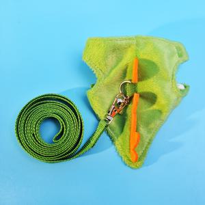 TEMU 작은 동물 안전 하네스 - 귀여운 공룡 & 하트 모양 디자인으로 구니피그, 토끼, 치와와 등 다양한 동물에게 적합 - 벨이 달린 조절 가능한 가슴 스트랩, 애완 동물 안전 장비 | 재미있는 동물 디자인 | 조절 가능한 스트랩