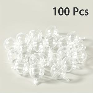 TEMU 100개, 장식용 부케 투명 라운드 뚜껑, 부케 DIY 재료 꽃 포장, 투명 아크릴 홀더 DIY 부케, 고급 선물 및 결혼식 포장 상자, 이상한 선물, 저렴한 물건