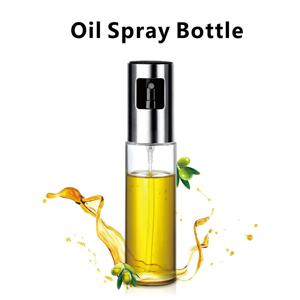TEMU 1pc 이지프레스 유리 오일 스프레이어 병 - 요리, 샐러드 및 바베큐에 완벽 - 주방 필수품