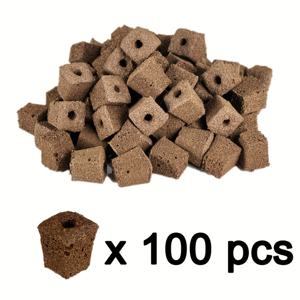 TEMU 하이드로포닉 실내 정원 시스템을 위한 묘목 스타터 스폰지 키트로, 10/20/40/60/100개의 성장 스폰지를 제공하며, 뿌리 성장 스폰지를 대체하는 씨앗 포드가 포함되어 있으며, 대부분의 하이드로포닉 성장 시스템과 호환됩니다.