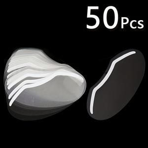 TEMU 50개 일회용 페이스 실드 - 방수 및 내구성, 미용실, 메이크업, 마이크로블레이딩용 - 다목적 눈 보호 바이저