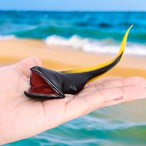 TEMU 1개 리얼리스틱 낚시대 모델 장식, 싱크 가능한 수족관 오너먼트, 인공 물고기, PVC 해양 테마 장식, 크리스마스, 추수감사절, 새해, 발렌타인데이에 이상적, 전기 필요 없음, 할로윈 장식, 가을 홈 데코 컬렉터블 피규어