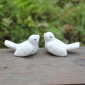 TEMU 2개 세트 행운의 도자기 새 조각상 - 펜 홀더, 중국 도자기, 봄 홈 데코, 미니어처 새 장식품, 캐비닛 및 책장용 다기능 가정 장식, 발렌타인데이, 부활절, 생일 & 휴일 선물