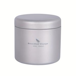 TEMU 무한 여행 티타늄 차 캐디 캔스터 - 루스 차, 향신료, 설탕을 위한 초경량 휴대용 식품 보관 용기 | 밀폐 씰링, 스테인리스 스틸 마감, 여행 및 주방 사용에 이상적, 휴대용 차 캐디 | 엠보싱 로고 디자인 | 컴팩트 원통형 캔스터, 무한 여행|트라이탄밀폐용기