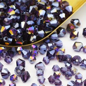 TEMU 바이올렛 컷 글라스 비즈 - DIY 주얼리 만들기용 AB 컬러 분리된 비즈, 3/6/8mm, 60/100/400개, 팔찌, 펜던트, 목걸이, 귀걸이 및 홈 데코에 완벽, 공예 비즈|바이올렛 비즈|글라스 비즈, 주얼리 만들기용 비즈, 로마스 비즈, 평면 그린 비즈, 뾰족한 물방울 글라스 비즈