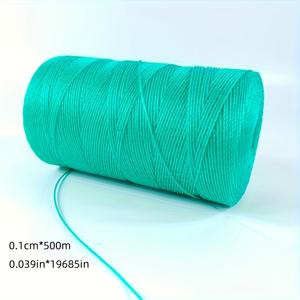 TEMU 1 롤 500m 고밀도 정원 로프 - 견고한 다목적 실로 채소 지지, 어류 수영장 수리, 꽃 선반 안정성 및 방풍 강화, 배터리 필요 없음, 사용하기 쉬움, 채소 정원, 튼튼한 구조, 내마모성 재료