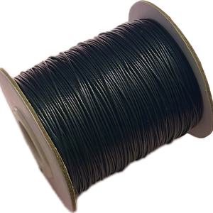 TEMU 롤당 80/150 야드 블랙 PU 가죽 왁스 로프 - DIY 비즈 팔찌, 목걸이 및 수제 공예용 논- 꼰 줄 - 내구성 있고 엉킴 방지, 전문 마감 (일본식/한국식), 팔찌 만들기용 끈, 구슬 꿰매기, 목걸이 제작, 매끄러운 질감, 광택 있는 외관|비즈목걸이