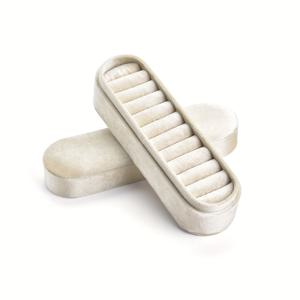 TEMU 벨벳 멀티 링 상자, 휴대용 보관 상자, 여행 보석 정리함, 반지, 귀걸이용 - 빈티지 스타일, 테이블탑 디스플레이 케이스, 벨벳 안감, 결혼식 및 생일 선물, 보석 선물 상자에 완벽합니다.