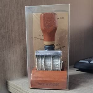 TEMU 빈티지 날짜 장식품 1개, 플래너 및 기념일 책에 손글씨로 기록하기 적합한 모조 우표 효과