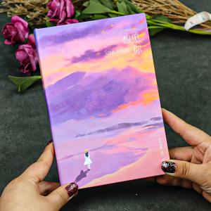 TEMU 당신을 그리워하는 A5 시리즈 하드커버 노트북, 114장의 두꺼운 컬러 페이지 - 일기장 및 여행 저널용 기발한 인테리어 디자인