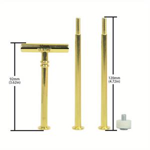 TEMU T-형 트레이 스탠드 핸들 컵케이크 디저트 플레이트 하드웨어 피팅 홀더 로드 스탠드 핸들 스탠드 웨딩 파티용, 비식품 접촉