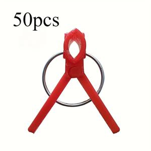 TEMU 오이 수박 가지치기용 50개 세트, 토마토 묘목 전용 라운드/스퀘어 입구 접목 클립