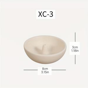 TEMU 1pc 현대적인 일본 세라믹 라운드 향제 홀더 창의적인 간단한 홈 향제 베이스 향제 연소기 실내 향제 플레이트 향제 트레이