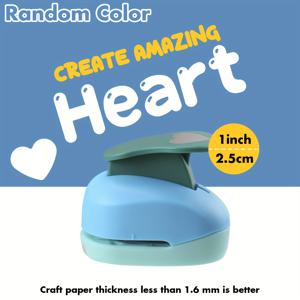 TEMU 다양한 크기의 하트 모양 홀 펀치, 3/8인치, 5/8인치, 1인치, 1.5인치, 2인치 - 스크랩북, 종이 공예, 결혼식, 카드스톡, 인사말 카드 및 스크랩북용