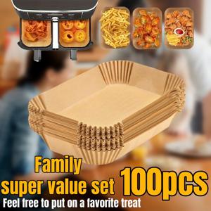 TEMU 슈퍼 밸류 세트 직사각형 에어 프라이어 패드 - 블리치 프리 베이킹 페퍼, 닭가슴살, 바베큐, 빵 베이킹에 적합 | 비스듬한 스티커 및 청소가 쉬움, 야외 요리, 캠핑, 레스토랑 및 휴일 파티 (할로윈, 크리스마스, 추수감사절, 어머니의 날) 에 적합한 선택, 에어 프라이어 액세서리, 스니그 핏 디자인