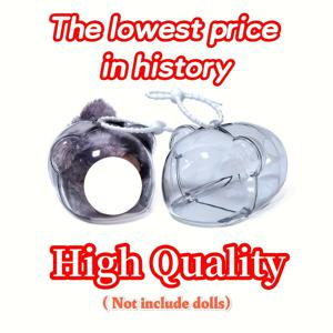 TEMU 고품질 크라이베이비 캣 시리즈 보호 케이스, 투명 젤리 보호 쉘, 풀 투명 PC 아크릴 하드 쉘, 스크래치 방지, 낙하 방지, 변색 방지, 초고투명도