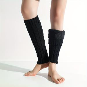 TEMU 여성용 겨울 보온 레그워머 부츠 양말