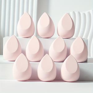 TEMU 10개 눈물방울 모양 메이크업 스펀지 - 무향 고품질 폼으로 매끄러운 블렌딩, 컨투어링 및 - 아이섀도우, 파운데이션 및 리퀴드 화장품에 적합한 인체공학적 디자인, 부드러운 질감의 뷰티 블렌더, 전문 정밀 적용기, 얼굴용 메이크업 스펀지, 젖은 메이크업 스펀지, 컨투어링 도구, 컴팩트 메이크업 도구