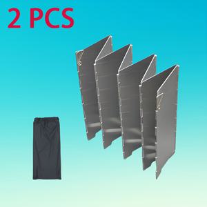 TEMU 1세트 야외 접이식 카드 스토브 알루미늄 합금 패널 | 방풍 야외 요리 액세서리 | 내구성 및 휴대성 디자인 | 캠핑, , 하이킹, 캠핑, 배낭 장비, 하이킹 필수품에 적합