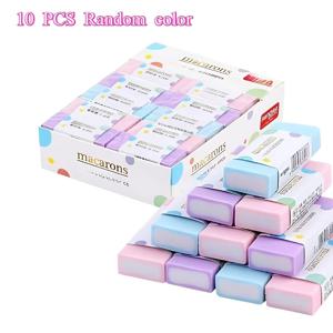 TEMU 4/8/12팩 컬러 코드 롱 바 연필 지우개 - 파스텔 & 멀티컬러 (핑크, 블루, 퍼플, 그린, 옐로우, 화이트) - 저먼지 열가소성 고무, 편안한 그립, 학교, 사무실, 미술 용품, 개학 필수품 (대량 팩)