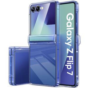 TEMU 삼성 갤럭시 Z 플립 7 Z 플립 6 Z 플립 5 Z 플립4 Z 플립3 케이스 투명, [노란색 변색 방지] & 힌지 보호 & 외부 스크린 보호기, 무선 충전 호환, 충격 방지 슬림 케이스 삼성 Z 플립 7 5G 2025, 투명, 휴대폰 보호,투명 폰 커버,스타일리시 폰 보호 케이스,고품질 보호기,스마트폰 사용자,기술 애호가